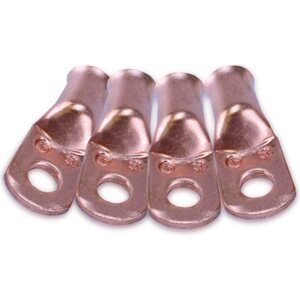 Mechman Alternators - CR1038 - 1/0 Gauge Copper Cable End 3/8in Hole 4 Pack