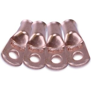 Mechman Alternators - CR10516 - 1/0 Gauge Copper Cable End 5/16in Hole 4 Pack