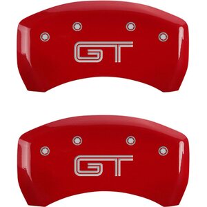 MGP Caliper Cover - 10197SMG2RD - 05-10 Mustang Caliper Covers Red