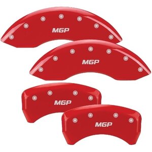 MGP Caliper Cover - 10197SMGPRD - 05-10 Mustang Caliper Covers Red