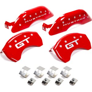 MGP Caliper Cover - 10200S2MGRD - 15-   Mustang Caliper Covers Red