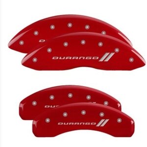 MGP Caliper Cover - 12204SDGORD - 11-   Durango Caliper Covers Red