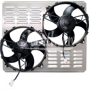 Northern Radiator - Z40075 - 11In Dual Fans And Shroud