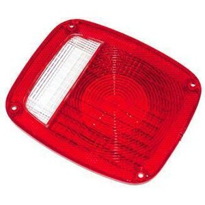 Omix-Ada - 12404.01 - Tail Lamp Lens; 76-06 Je ep CJ/Wrangler YJ/TJ - O
