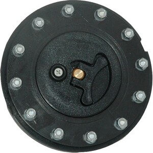 RCI - 7030A - Cap Flush Mount Black Plastic 12-Bolt