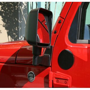 Rugged Ridge - 11025.04 - Mirror Relocation Bracke ts Black 07-18 Wrangler