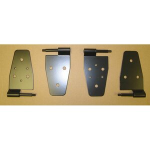 Rugged Ridge - 11202.01 - Door Hinge Kit Black 87- 06 Jeep Wrangler TJ