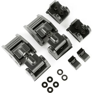 Rugged Ridge - 11210.21 - Hood Latches Black 18-   Jeep Wrangler JL