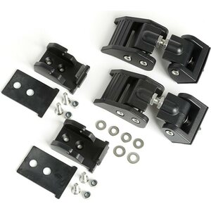 Rugged Ridge - 11210.27 - Hood Latches Textured Bl ack 18- Jeep Wrangler JL