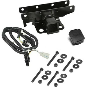 Rugged Ridge - 11580.52 - Receiver Hitch Kit Jeep Logo 07-18 Jeep Wrangler