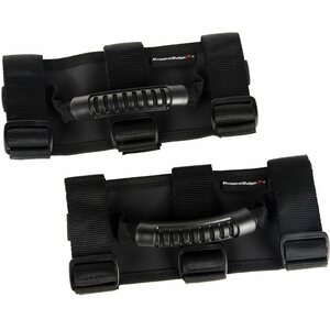 Rugged Ridge - 13505.04 - Ultimate Grab Handles  B lack 55-18 Jeep CJ/Wran