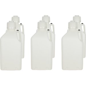 Scribner - 2000W-CASE - Utility Jug - 5-Gallon White - Case 6