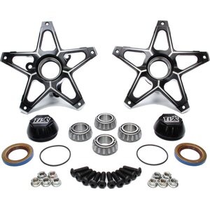 Ti22 Performance - TIP2801 - Direct Mount Front Hubs Super Lite Black