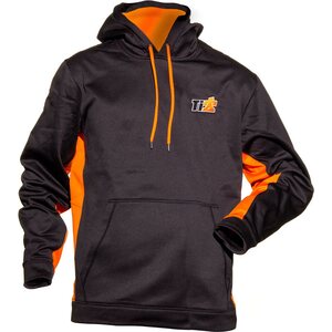 Ti22 Performance - TIP9210XXL - Sport-Tek Black Orange Ti22 Hoodie XX-Large