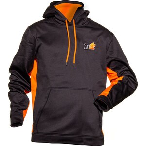 Ti22 Performance - TIP9210XXXL - Sport-Tek Black Orange Ti22 Hoodie XXX-Large