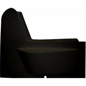 Triple X Race Components - 600-BW-0374BLK - RH Arm Guard Wedge Style Black Mini Sprint