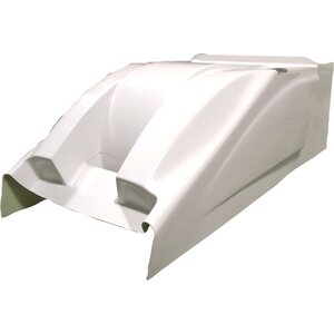 Triple X Race Components - SC-BW-0051 - Dual Duct Cool Air Hood White Sprint Car