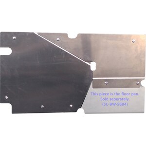 Triple X Race Components - SC-BW-5693 - Sprint Car Kick Panel Rh Quick Access