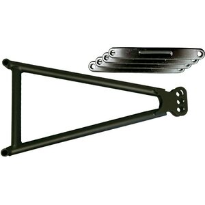 Triple X Race Components - SC-SU-3308BLK - Jacobs Ladder 14in w/Straps Black 3-Hole