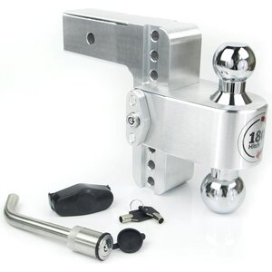 Weigh Safe - CTB6-2-KA - Turnover Ball  6in Drop Hitch w/ 2in Shank