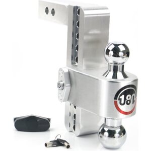 Weigh Safe - CTB8-2 - Turnover Ball  8in Drop Hitch w/ 2in Shank