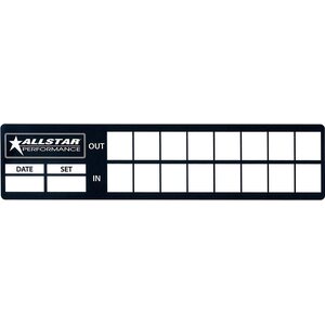 Allstar Performance - 047-40 - Tire Log Decals 40pk