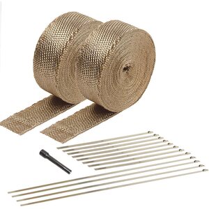 DEI - 10095 - Exhaust & Pipe Wrap Kit Titanium