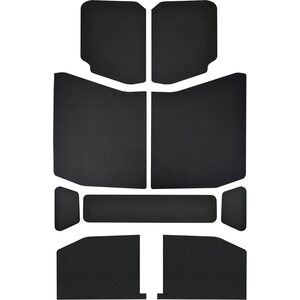 DEI - 50172 - Jeep JL 4 DR 18-   Headl iner Kit Black Leather