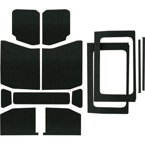 DEI - 50178 - Jeep JL 4 DR 18-   Headl iner Kit Black 13pc Com