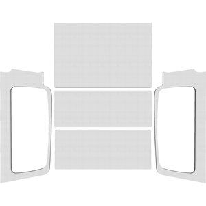 DEI - 50602 - 2004-06 Jeep Wrangler LJ Headliner Kit White