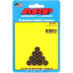 ARP - 300-8330 - 1/4-28 12Pt. Nuts (10)