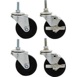 Allstar Performance - 10163 - Wheel Kit 3in Standard Duty Locking