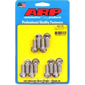 ARP - 400-1103 - S/S Header Bolt Kit - 3/8 x .750 UHL (12)