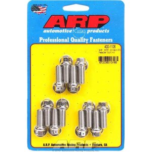 ARP - 400-1106 - S/S Header Bolt Kit - 3/8 x .875 UHL (12)