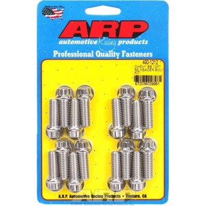ARP - 400-1212 - S/S Header Bolt Kit - 3/8 x 1.00 UHL (16)