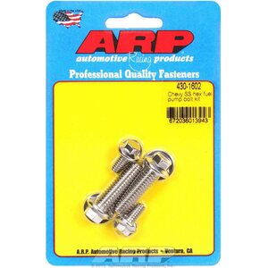 ARP - 430-1602 - S/S Chevy Fuel Pump Bolt Kit 6pt.
