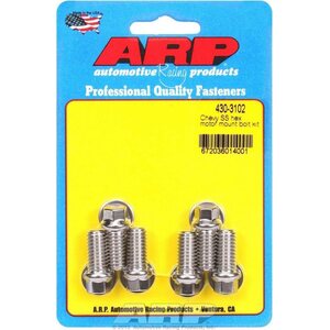 ARP - 430-3102 - Chevy S/S Motor Mount to Block Bolt Kit - 6pt.