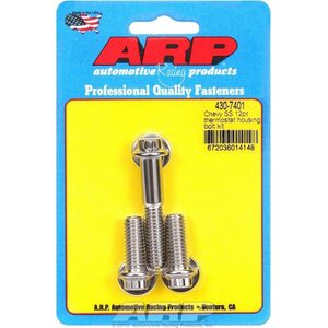 ARP - 430-7401 - Chevy S/S Thermostat Housing Bolt Kit 12pt.