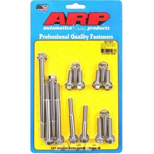 ARP - 454-1504 - SBF S/S T/C & W/P Bolt Kit 6pt.