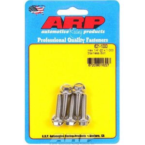 ARP - 621-1000 - S/S Bolt Kit - 6Pt. (5) 1/4-20 X 1.000