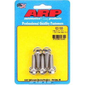 ARP - 622-1000 - S/S Bolt Kit - 6Pt. (5) 5/16-18 X 1.000