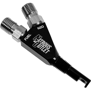 Nitrous Outlet 00-40001 - 1/16 Inch NPT Wet Nitrous Nozzle 90 Degree Discharge Aluminum