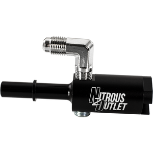 Nitrous Outlet 00-01812 - Ford/Dodge 3/8 Inch Inline Fuel Adapter Kit 11-14 3.7L V6 Mustang 11-19 Mustang 5.0 GT350 350R CobraJet F-150 15-19 6.2L Hemi Hellcat Challenger Charger Red Eye Demon 18-19 Track Hawk
