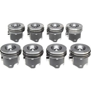 Clevite M77 - 224-3503WR.040 - Piston Set w/Rings Ford 6.0L Diesel 8pk