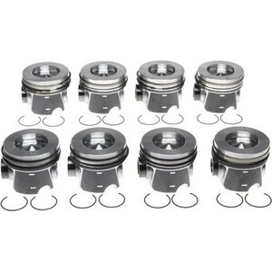 Clevite M77 - 224-3666WR-0.75MM - Piston Set w/Rings Ford 6.4L Diesel 8pk