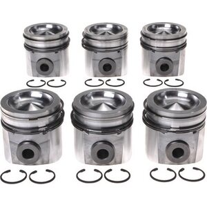 Clevite M77 - 224-3673WR - Piston Set w/Rings Dodge 5.9L Cummins 6pk