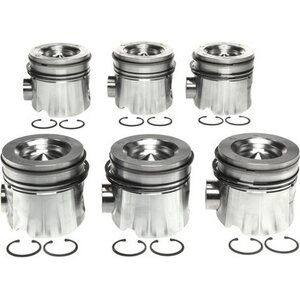 Clevite M77 - 224-3732WR - Piston Set w/Rings Dodge Cummins 6pk