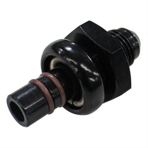 Fragola - 491986-BL - 6an to Ford EFI .435 Shank Fitting Black