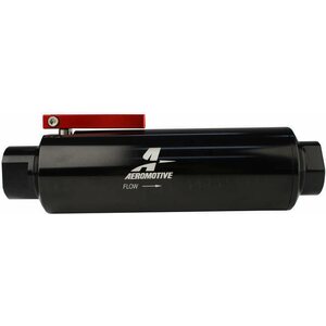 Aeromotive - 12332 - Fuel Filter w/Shut-Off -12an