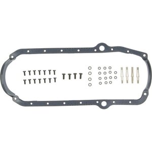 Clevite M77 - OS32457 - Oil Pan Gasket Set - SBC 75-79 w/Thick Frt Seal